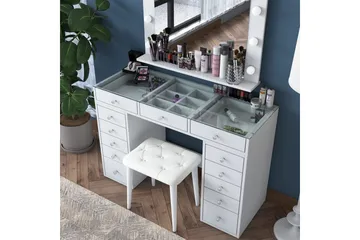 Varlin Sminkbord 120 cm - Vit - Möbler - Bord & matgrupp - Sminkbord & toalettbord