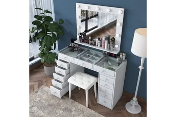 Varlin Sminkbord 120 cm - Vit - Möbler - Bord & matgrupp - Sminkbord & toalettbord