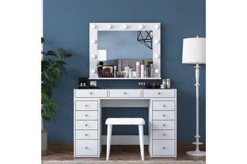 Varlin Sminkbord 120 cm - Vit - Möbler - Bord & matgrupp - Sminkbord & toalettbord