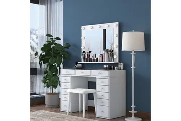 Varlin Sminkbord 120 cm - Vit - Möbler - Bord & matgrupp - Sminkbord & toalettbord