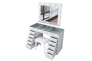 Varlin Sminkbord 120 cm - Vit - Möbler - Bord & matgrupp - Sminkbord & toalettbord