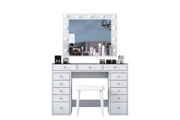 Varlin Sminkbord 120 cm - Vit - Möbler - Bord & matgrupp - Sminkbord & toalettbord