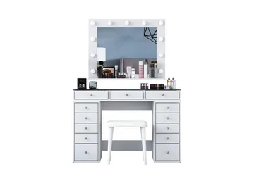 Varlin Sminkbord 120 cm - Vit - Möbler - Bord & matgrupp - Sminkbord & toalettbord