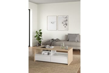Varun Soffbord 120 cm - Vit/Natur - Möbler - Bord & matgrupp - Soffbord