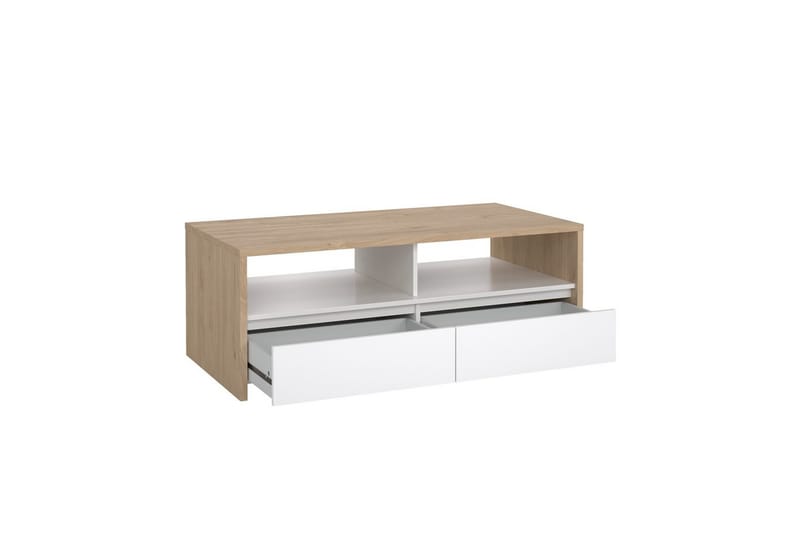 Varun Soffbord 120 cm - Vit/Natur - Möbler - Bord & matgrupp - Soffbord
