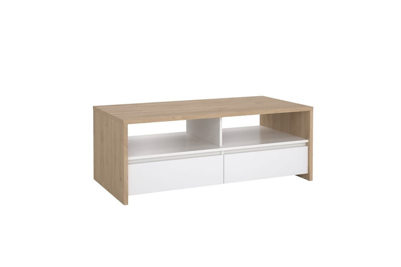 Varun Soffbord 120 cm - Vit/Natur - Möbler - Bord & matgrupp - Soffbord