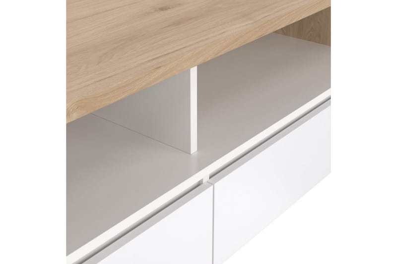Varun Soffbord 120 cm - Vit/Natur - Möbler - Bord & matgrupp - Soffbord