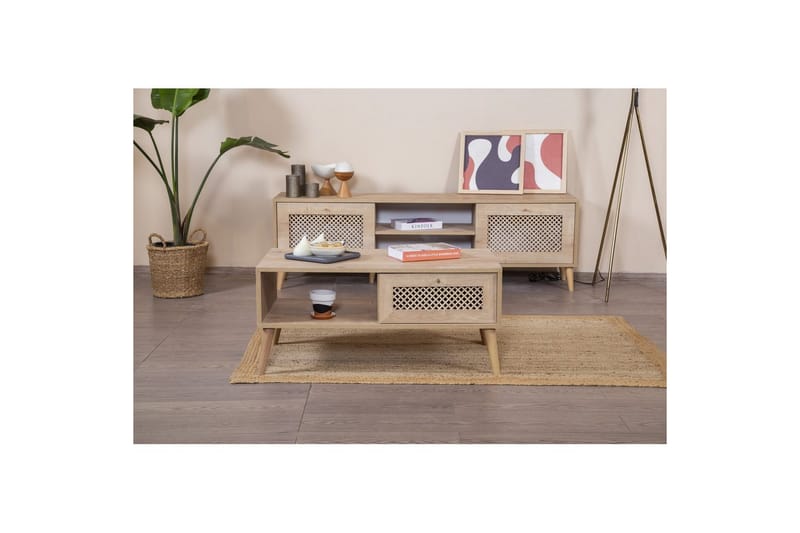 Velin Soffbord 55 cm - Mediumfärgat trä - Möbler - Bord & matgrupp - Soffbord
