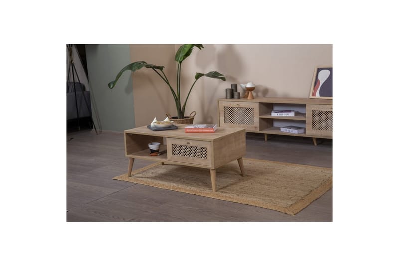 Velin Soffbord 55 cm - Mediumfärgat trä - Möbler - Bord & matgrupp - Soffbord