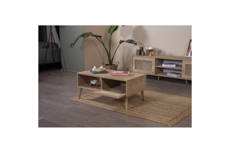 Velin Soffbord 55 cm - Mediumfärgat trä - Möbler - Bord & matgrupp - Soffbord