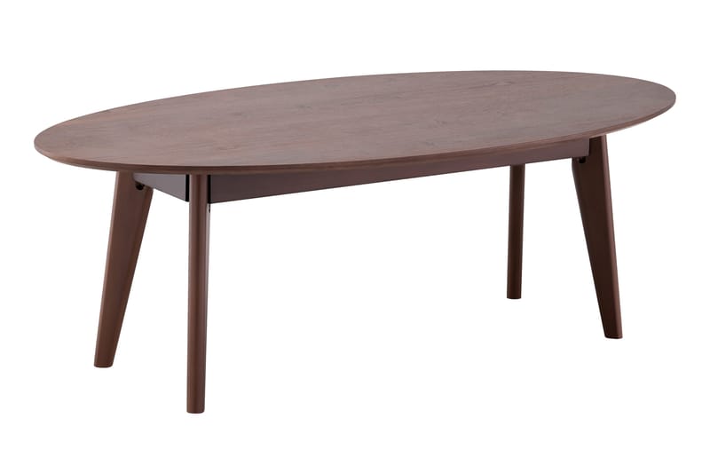 Velo Soffbord Oval 130 cm i trä, Valnöt