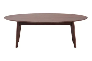 Velo Soffbord Oval 130 cm i trä - Valnöt - Möbler - Bord & matgrupp - Soffbord