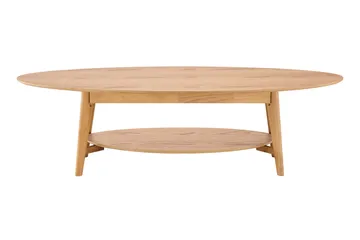 Velo Soffbord Oval 160 cm i trä - Ek - Möbler - Bord & matgrupp - Soffbord
