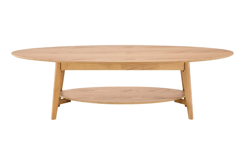 Velo Soffbord Oval 160 cm i trä - Ek - Möbler - Bord & matgrupp - Soffbord