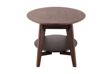 Velo Soffbord Oval 160 cm Massivt trä - Valnöt - Möbler - Bord & matgrupp - Soffbord