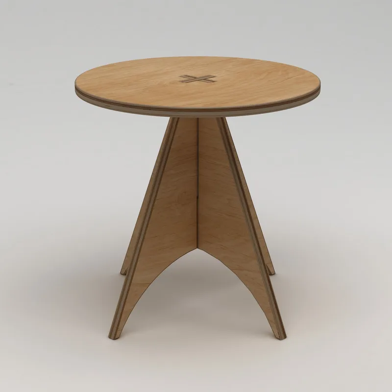 Velora Matbord 75 cm - Naturligt trä - Möbler - Bord & matgrupp - Matbord & köksbord