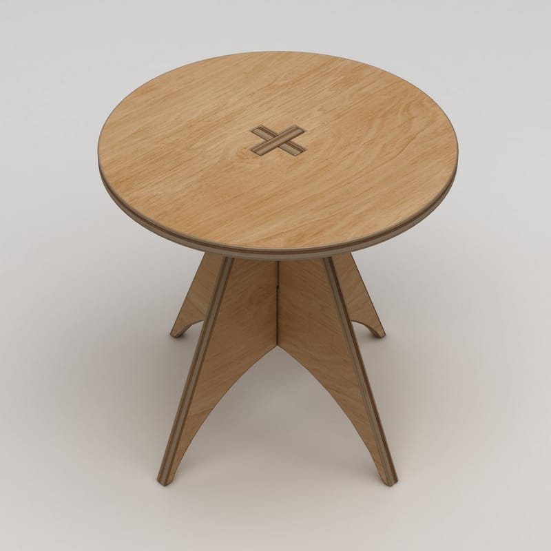 Velora Matbord 75 cm - Naturligt trä - Möbler - Bord & matgrupp - Matbord & köksbord