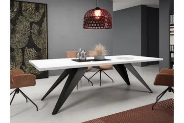 Vento Matbord 240 cm - Svart/Vit - Möbler - Bord & matgrupp - Matbord & köksbord