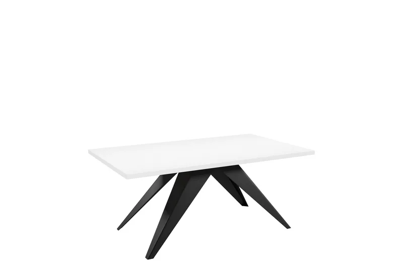 Vento Matbord 240 cm, Svart/Vit