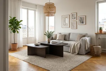 Vento Satsbord Soffbord 120x70 cm + 90x60 cm - Rökt ek - Möbler - Bord & matgrupp - Soffbord