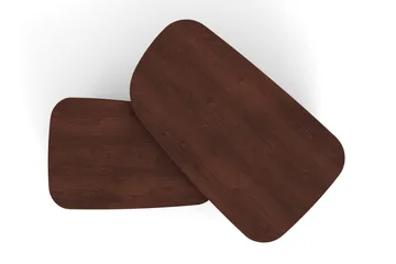 Vento Satsbord Soffbord 120x70 cm + 90x60 cm - Valnöt - Möbler - Bord & matgrupp - Soffbord