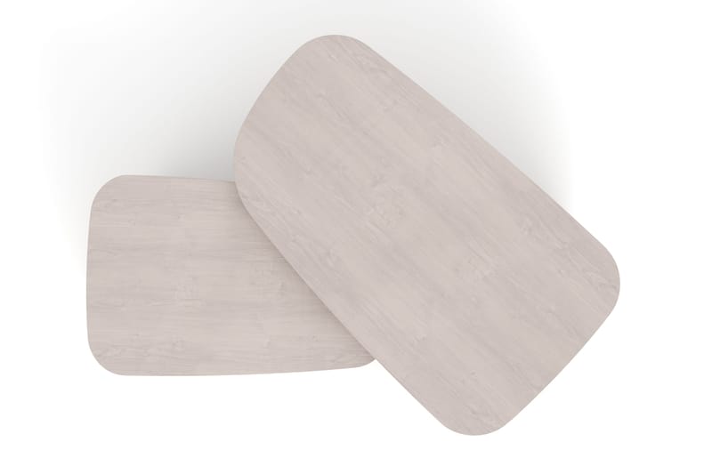 Vento Satsbord Soffbord 120x70 cm + 90x60 cm - Vitlaserad ek - Möbler - Bord & matgrupp - Soffbord