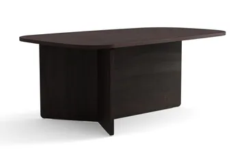 Vento Soffbord 120x70 cm ovalt i trä - Rökt ek - Möbler - Bord & matgrupp - Soffbord
