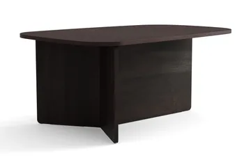 Vento Soffbord 90x60 cm ovalt i trä - Rökt ek - Möbler - Bord & matgrupp - Soffbord