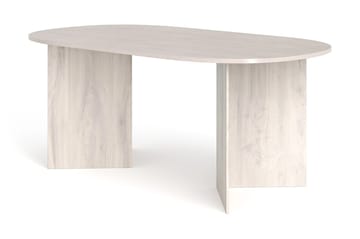 Vera Matgrupp rektangulärt 180 cm med 6 Gemmiano Matstolar - Vitlaserad ek - Möbler - Bord & matgrupp - Matgrupp