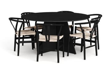 150 cm - Vitlaserad ek