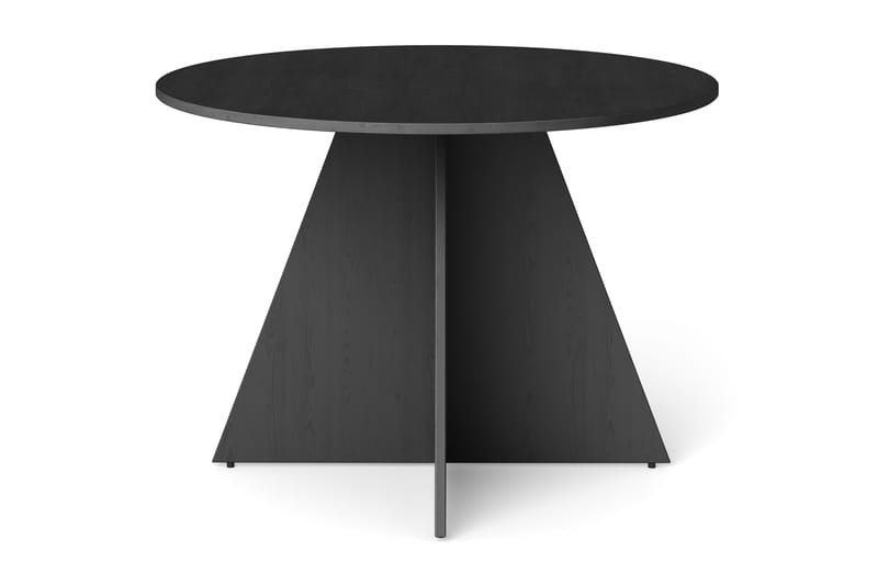 Vera Runt Matbord ø110 cm Fanér - Svart - Möbler - Bord & matgrupp - Matbord & köksbord