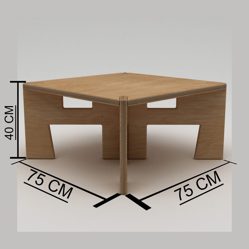 Vetira Soffbord 75 cm - Naturträ - Möbler - Bord & matgrupp - Soffbord