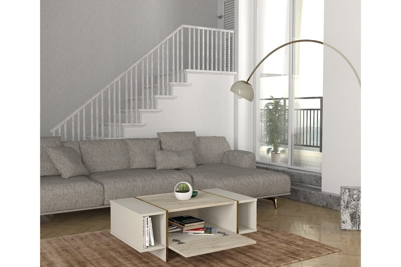 Veyron Soffbord 104 cm - Beige/Sandsten - Möbler - Bord & matgrupp - Soffbord