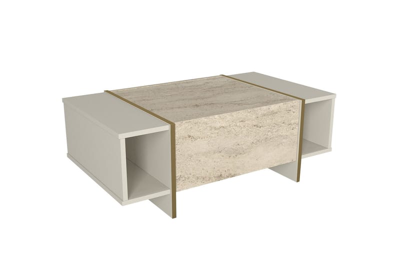 Veyron Soffbord 104 cm - Beige/Sandsten - Möbler - Bord & matgrupp - Soffbord