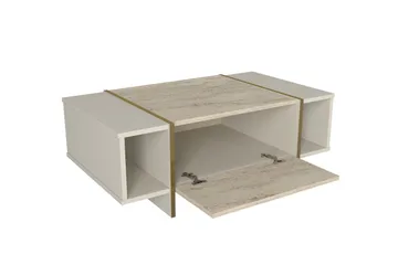Veyron Soffbord 104 cm - Beige/Sandsten - Möbler - Bord & matgrupp - Soffbord