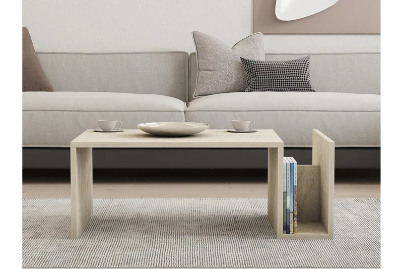 Vimenil Soffbord 87 cm - Beige - Möbler - Bord & matgrupp - Soffbord