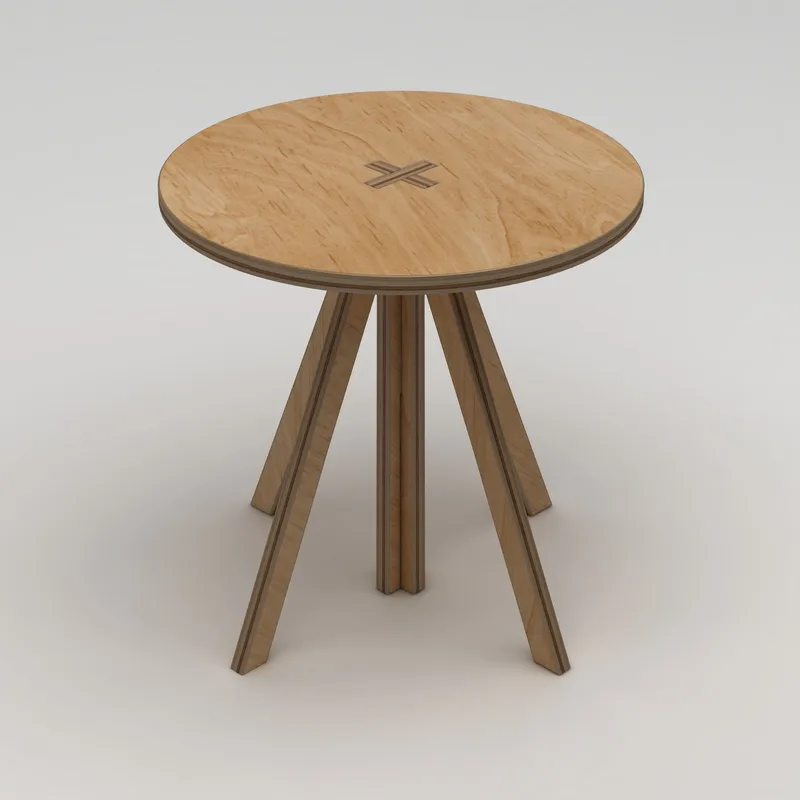 Vimora Matbord 75 cm - Naturligt trä - Möbler - Bord & matgrupp - Matbord & köksbord