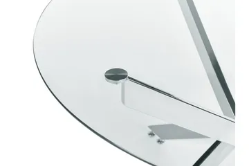 Vincenzo Matbord 120 cm Rund - transparent/Silver - Möbler - Bord & matgrupp - Matbord & köksbord