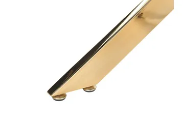 Vincenzo Matbord 70x120 cm - Transparent/Guld - Möbler - Bord & matgrupp - Matbord & köksbord