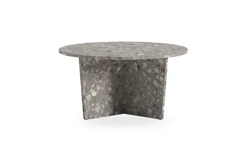 Wedge Runt Soffbord Sten 80 cm - Grå - Möbler - Bord & matgrupp - Soffbord