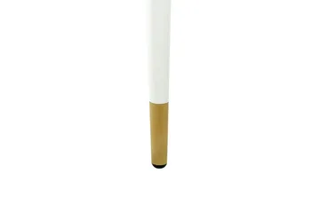 Wellon Litet Runt Matbord 80 cm med Marmor- och Metallutseende - Vit|Guld - Möbler - Bord & matgrupp - Marmorbord