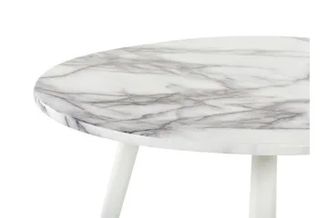 Wellon Matbord 70x120 cm - Vit/Guld - Möbler - Bord & matgrupp - Matbord & köksbord