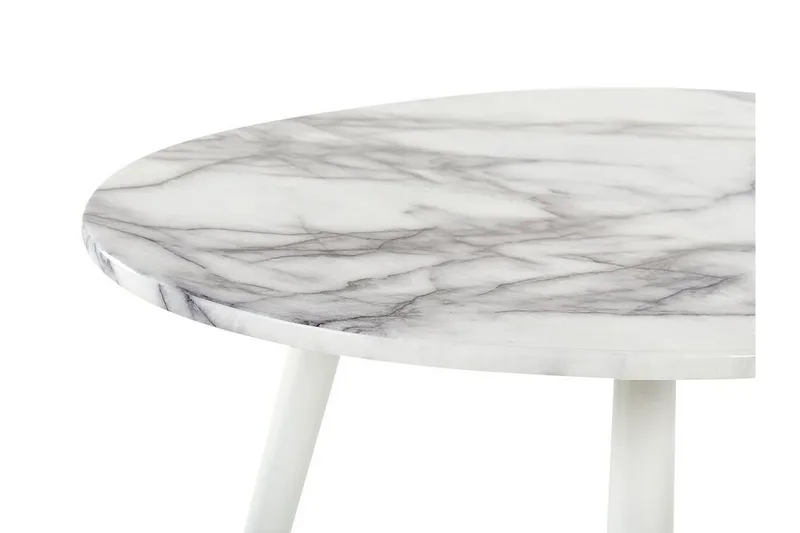 Wellon Matbord 70x120 cm - Vit/Guld - Möbler - Bord & matgrupp - Matbord & köksbord