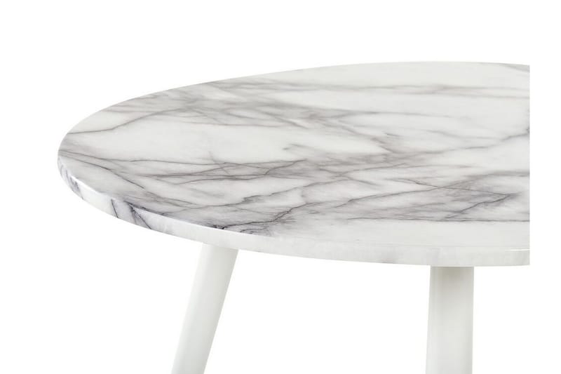 Wellon Matbord 70x120 cm - Vit/Guld - Möbler - Bord & matgrupp - Matbord & köksbord