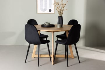 Yakidon Matbord 120 cm med 4 Polar Köksstol - Möbler - Bord & matgrupp - Matgrupp