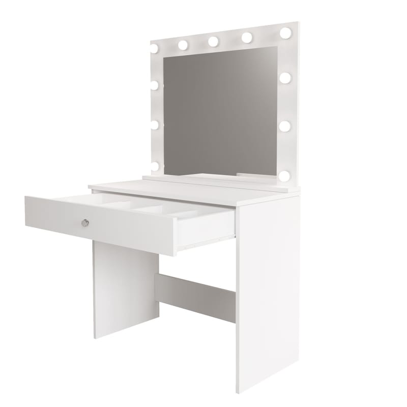 Yoren Sminkbord 80x147x42,5 cm - Vit - Möbler - Bord & matgrupp - Sminkbord & toalettbord