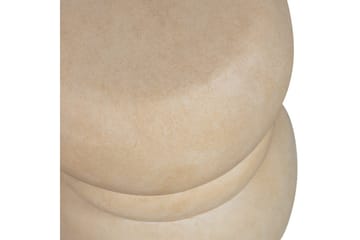 Yvo Runt Soffbord i Sten med Staplade Former - Sandbeige - Möbler - Bord & matgrupp - Soffbord