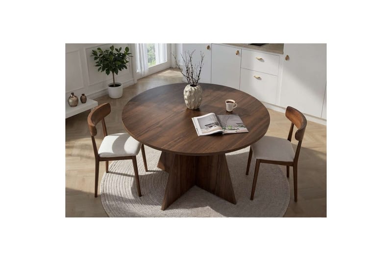 Zalen Matbord 120 cm - Valnöt - Möbler - Bord & matgrupp - Matbord & köksbord