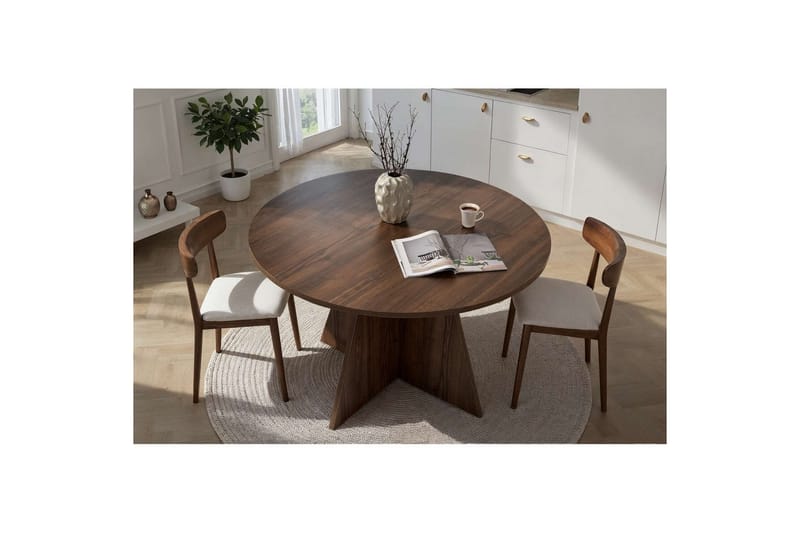 Zalen Matbord 120 cm - Valnöt - Möbler - Bord & matgrupp - Matbord & köksbord