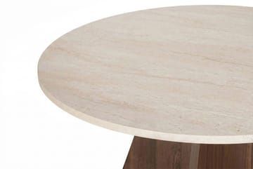 Zalen Matbord 120x75x120 cm - Travertine Walnut - Möbler - Bord & matgrupp - Matbord & köksbord